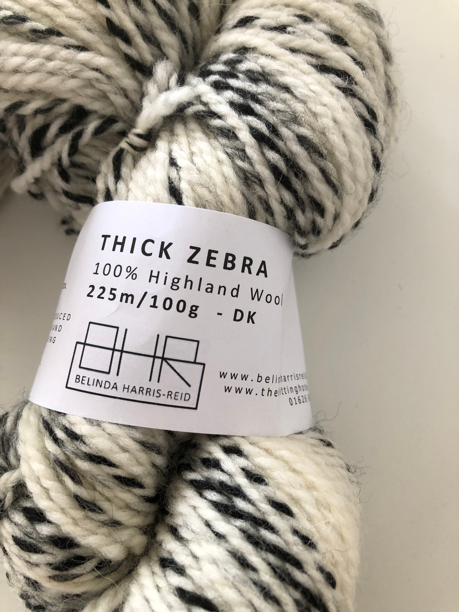 Wool yarn 100 Highland wool twisted black and undyed Etsy