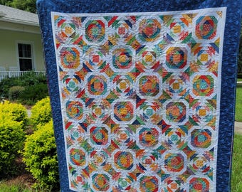 Pineapple Welcome Home Quilt Housewarming or Wedding Gift