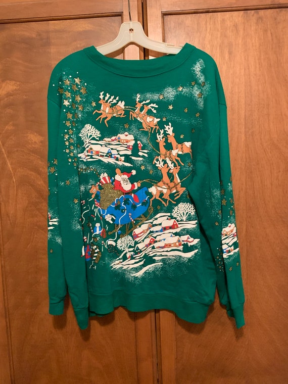 Vintage Christmas Sweatshirt, Christmas on Mainstr