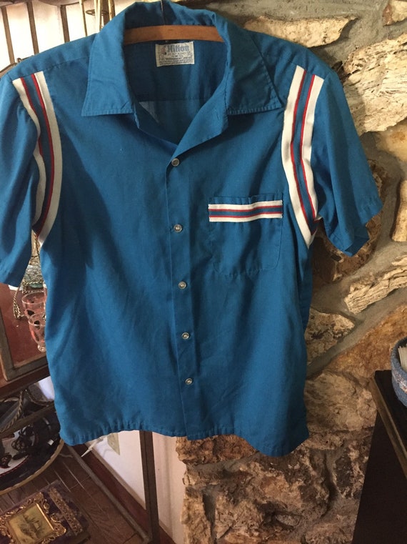 Vintage Hilton Bowling Shirt Grants Pass Courier B