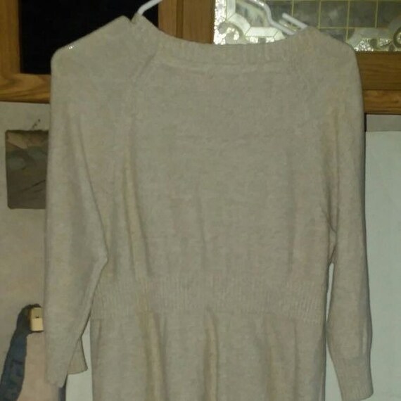Vintage DKNY Cardigan Long Sweater Rhinestones Me… - image 5