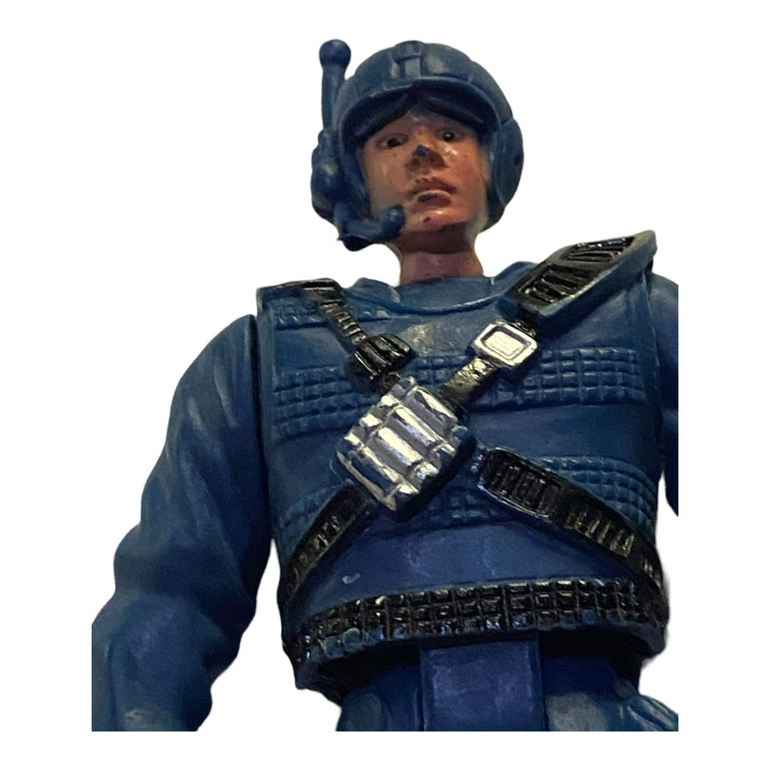 Action Figure Vintage Lanard the Corps Soldier Blue 5 Inches Tall Etsy