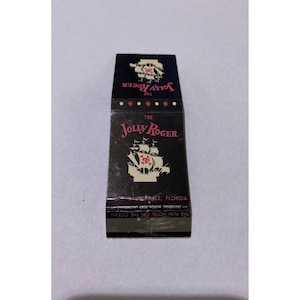 Matchbook Cover The Jolly Rogers Hotel - Fort Lauderdale FL Front Strike