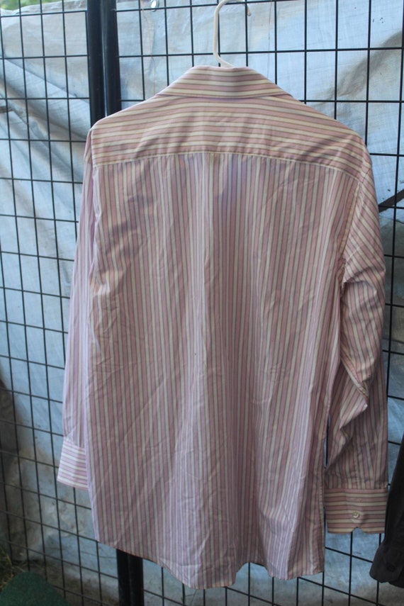 Vintage Lot 2 Mens Dress Shirts J. Ferrar Cotton … - image 5