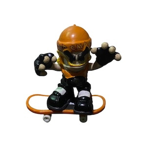 Slam -Tech Deck Dudes Orange Hat 2001 - Vintage Action Figure and Board #10A