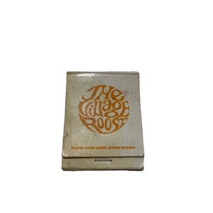 Matchbook The Village Roost Restaurant - Vermont - 20 Strike Vintage