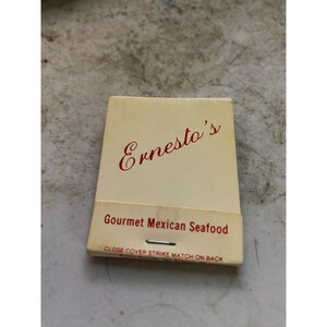Matchbook - Restaurante Mexicano Gourrmet Ernesto&#39;s - Texas - 20 Strike B2