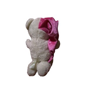 Plush Goodnight Teddy Bear Praying Kneeling White Pink Night Hat 12 inches Homerbest Stuffed image 8