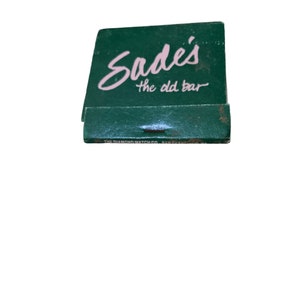 Matchbook Sades the old bar -Carmel, California -  30 Strike B2