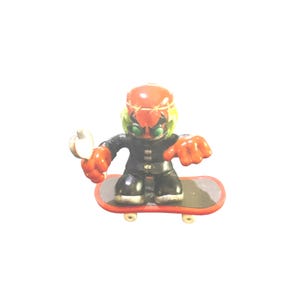 Tech Deck Dudes World Industries En Stein Red and Black Holding Wrench and Board