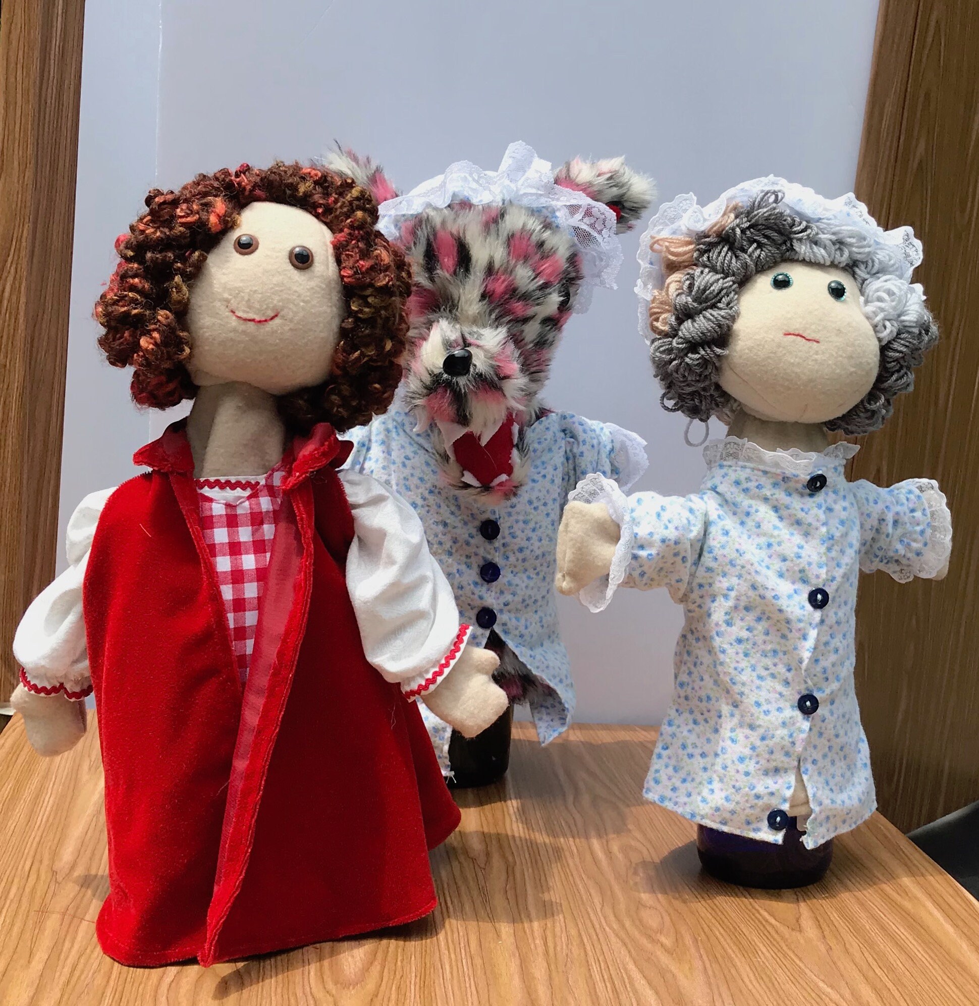 little red riding hood hand puppets