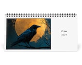 Crow 2027 Desk Calendar 
