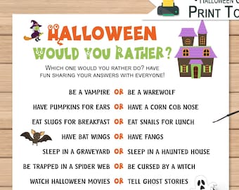 halloween would you rather halloween would you rather