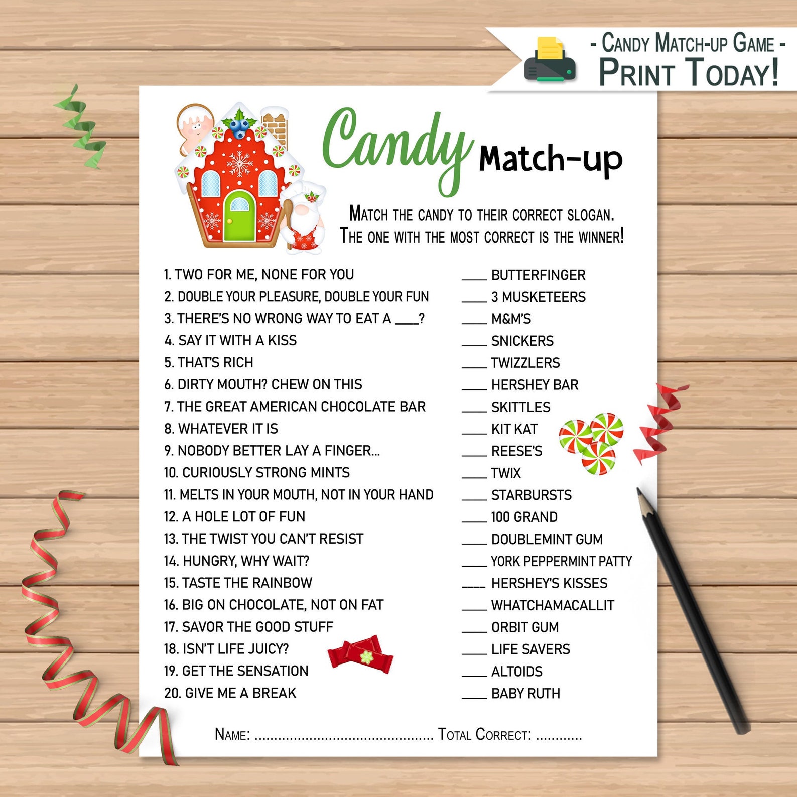 Candy Match Up Game Christmas Activity Printable Christmas Etsy Canada Candy Match Up Game Christmas Activity Printable Christmas Etsy Canada