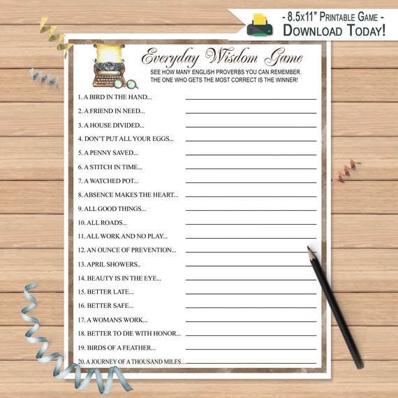 20 Questions Game Ideas