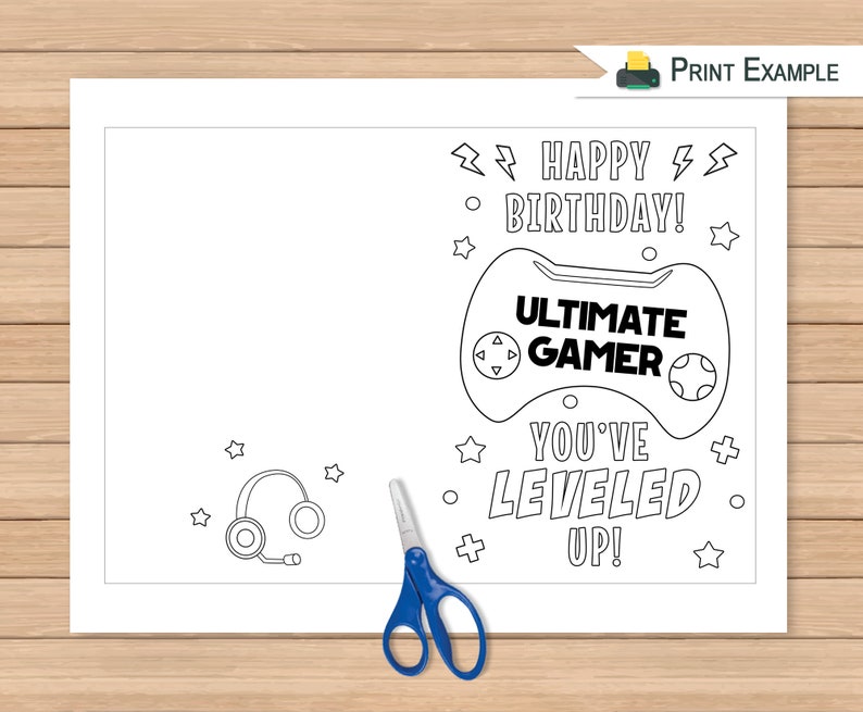 Printable Happy Birthday Card for Kids Happy Birthday Card - Etsy