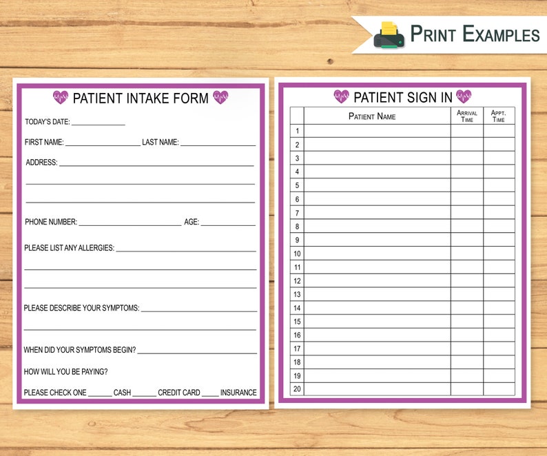 Pretend Play Doctor Printable Clinic Hospital Pretend Etsy