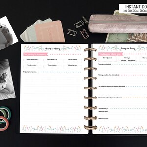 The Ultimate Pregnancy Journal Printable Pregnancy Journal Bump to Baby book Pregnancy Planner Instant Download image 3