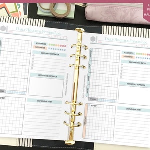 Printable Health and Fitness Planner image 1