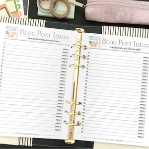 Printable Blog Planner Social Media Planner Instant Download image 6