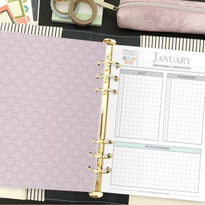 Printable Blog Planner Social Media Planner Instant Download image 2