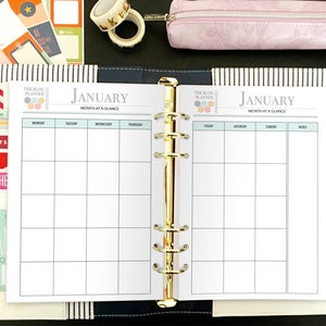 Printable Blog Planner Social Media Planner Instant Download image 4