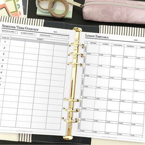 2021-2022 Student Planner Study Planner Undated Student Planner Printable INSTANT DOWNLOAD image 9