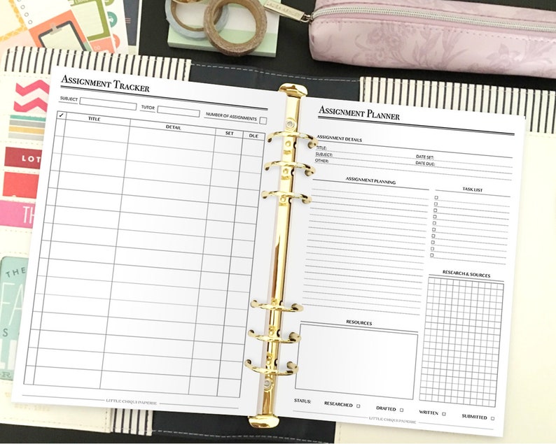 2021-2022 Student Planner Study Planner Undated Student Planner Printable INSTANT DOWNLOAD image 7