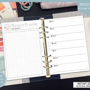 2021 Printable Weekly Planner 2021 Printable Yearly Planner Instant ...