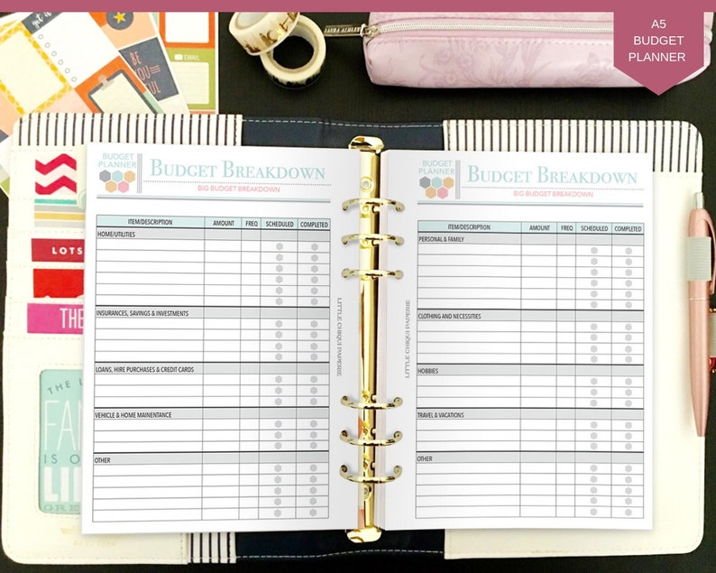 Printable Budget Planner Budget Planner Book Finance | Etsy