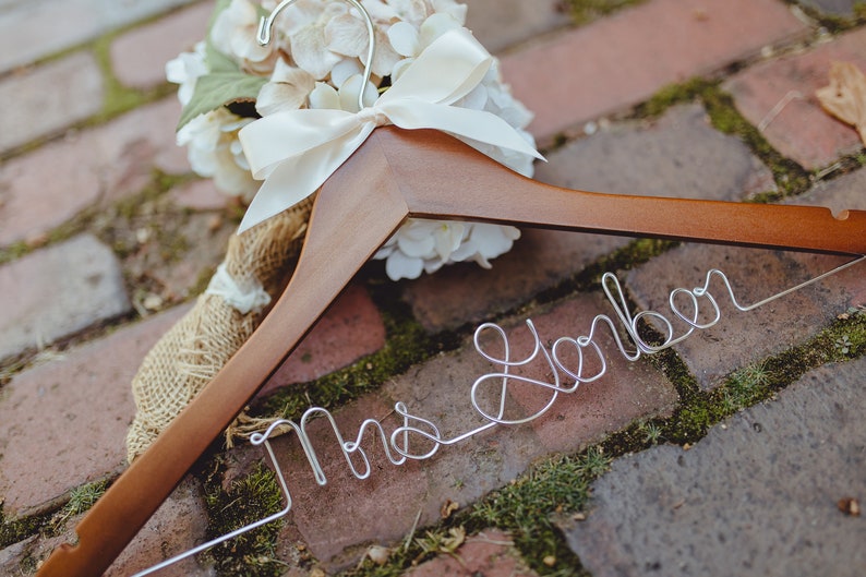 Personalized Bridal Wedding Dress Hanger