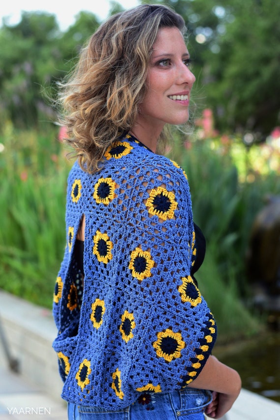 Loose hotsell crochet cardigan