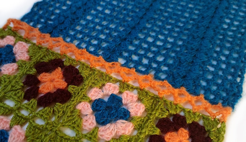 Crochet scarf pattern Crochet boho shawl pattern Fringe scarf pattern Crochet wrap pattern Crochet lace shawl pattern Crochet shoulder wrap image 5