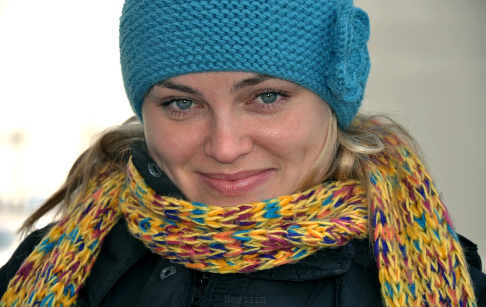 Knit Flower Hat Pattern: Quick DIY Christmas Gift for Women