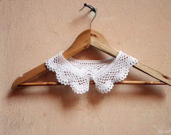 Crochet Lace Collar Pattern: Delicate Vintage Inspired Necklace, 6 Sizes (Instant Download PDF)