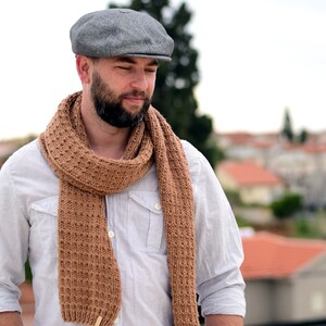 Easy Knit Scarf Pattern for Men or Women Unisex Scarf - Etsy