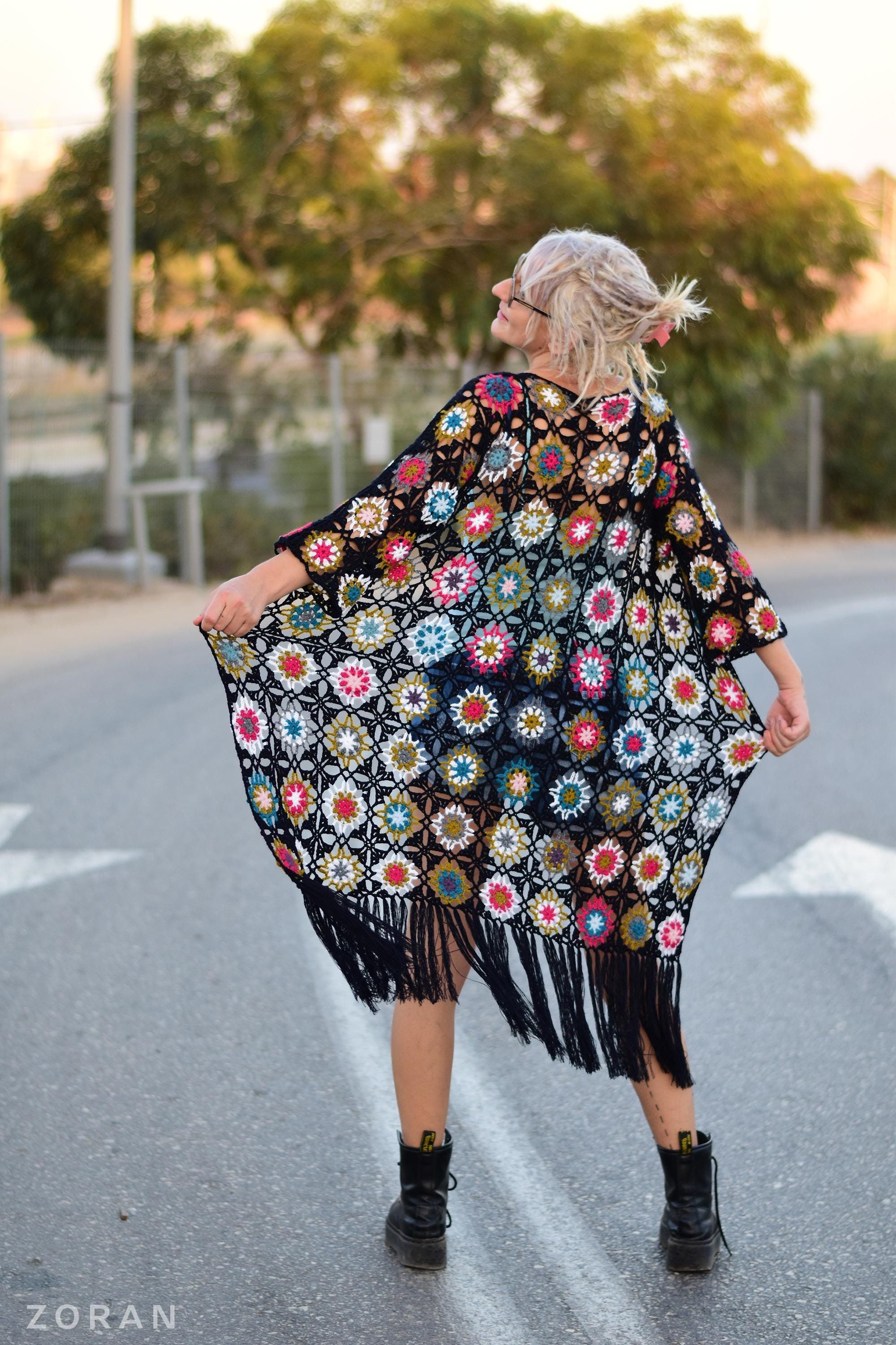 37 Duster Crochet Patterns for Boho Layers, Lace Cardigans, and Statement Coats 33 Crochet Cardigan Pattern: Bohemian Fringe Duster
