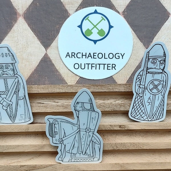 Lewis Chessman/Uig Chessman/Viking Berserker Chessmen stickers