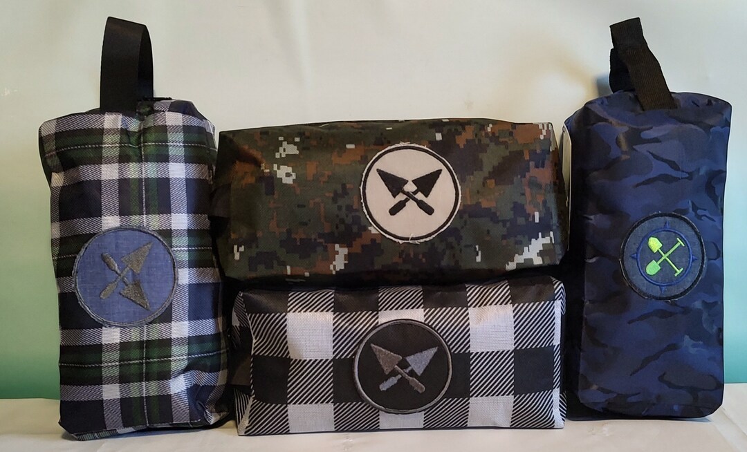 Archaeology Tool Bag/ Archaeology Dopp Kit/ Archaeology Box Bag/ Toiletries Bag/ Soft Sided