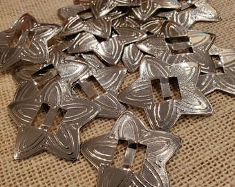 Conchos de estrella grandes (6 piezas)