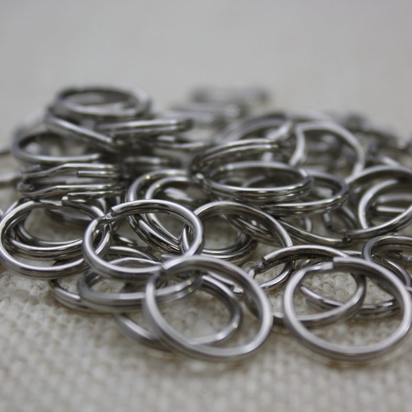 15mm Split Ring or Key Ring (20 Pieces)