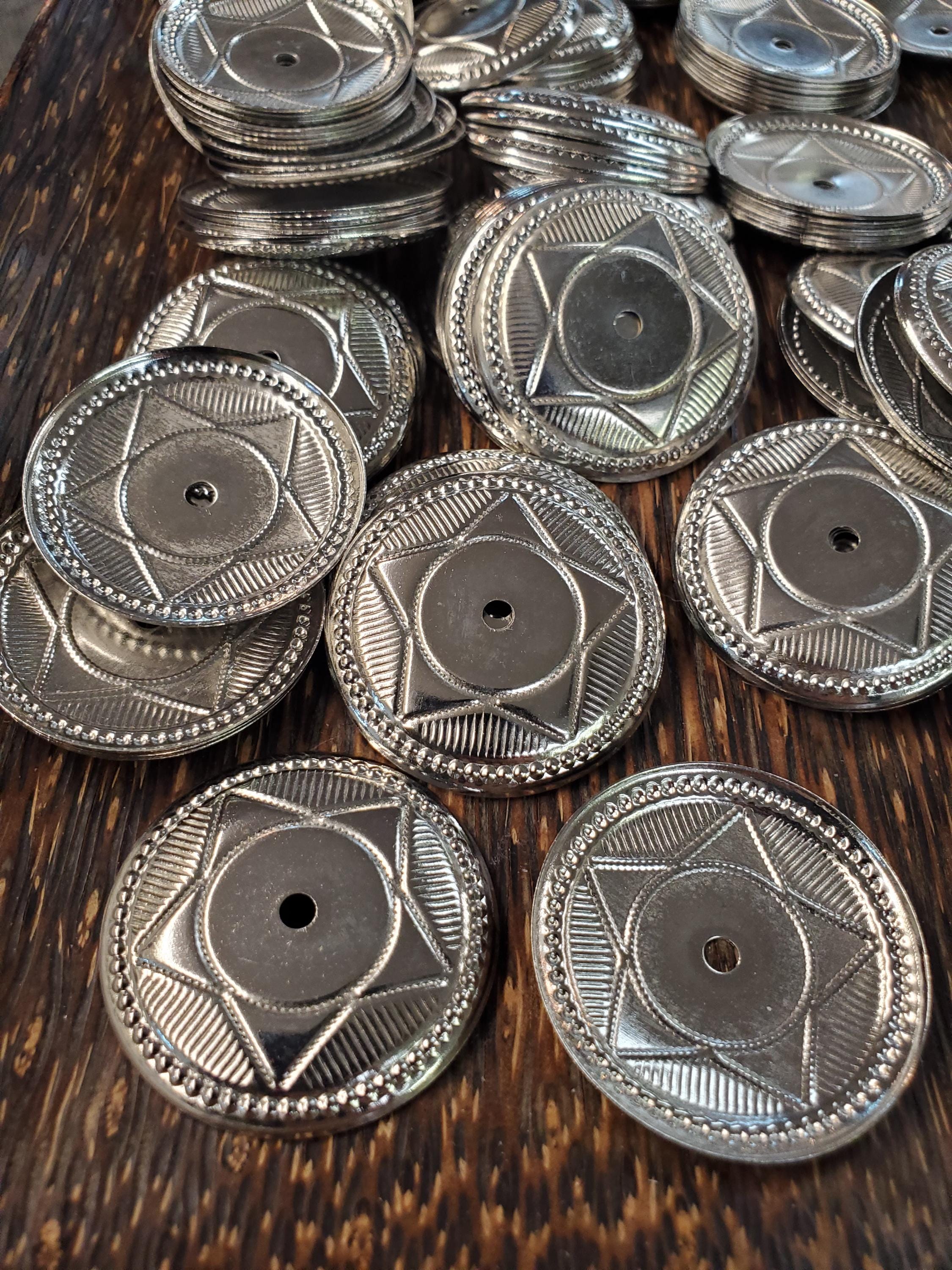 小物 [vanchic1CALEE]SILVER STAR CONCHO Silver Star Concho Square 2.25 inch | eBay