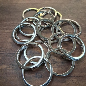 35 mm splitringen, sleutelhangers (20 stuks)