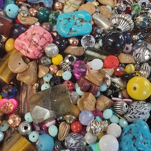 Three Pounds of Awesome Mixed Beads! Huge Lot Loose Beads
