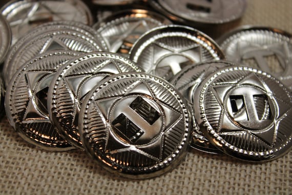 入荷now 買えない Large Silver Etsy - Pieces) (6 Conchos Star 小物