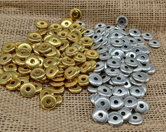10mm Metal Spacer Beads (20 pieces)