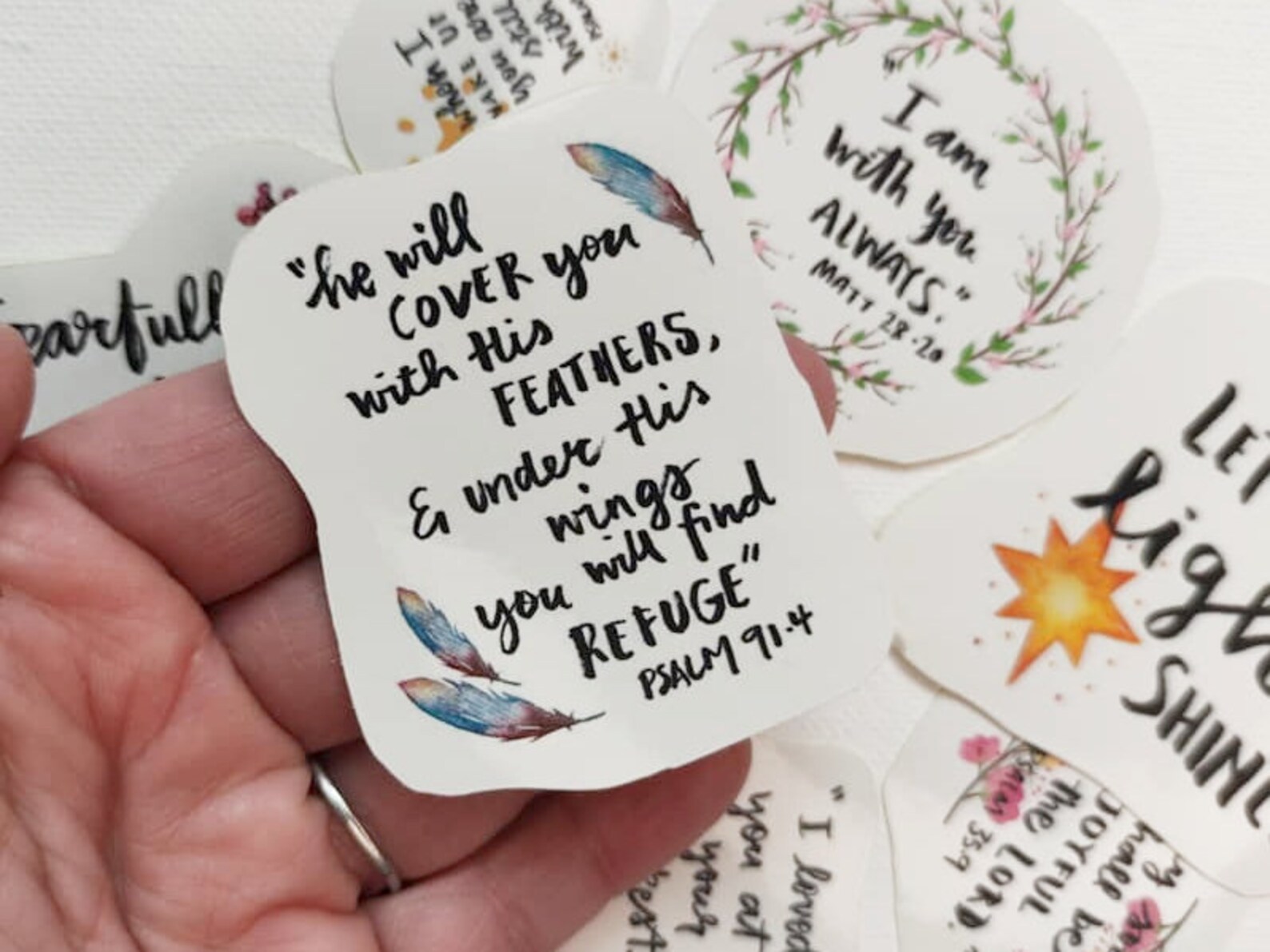 Bible Verse Sticker Pack Bible Journaling Stickers Kind Etsy