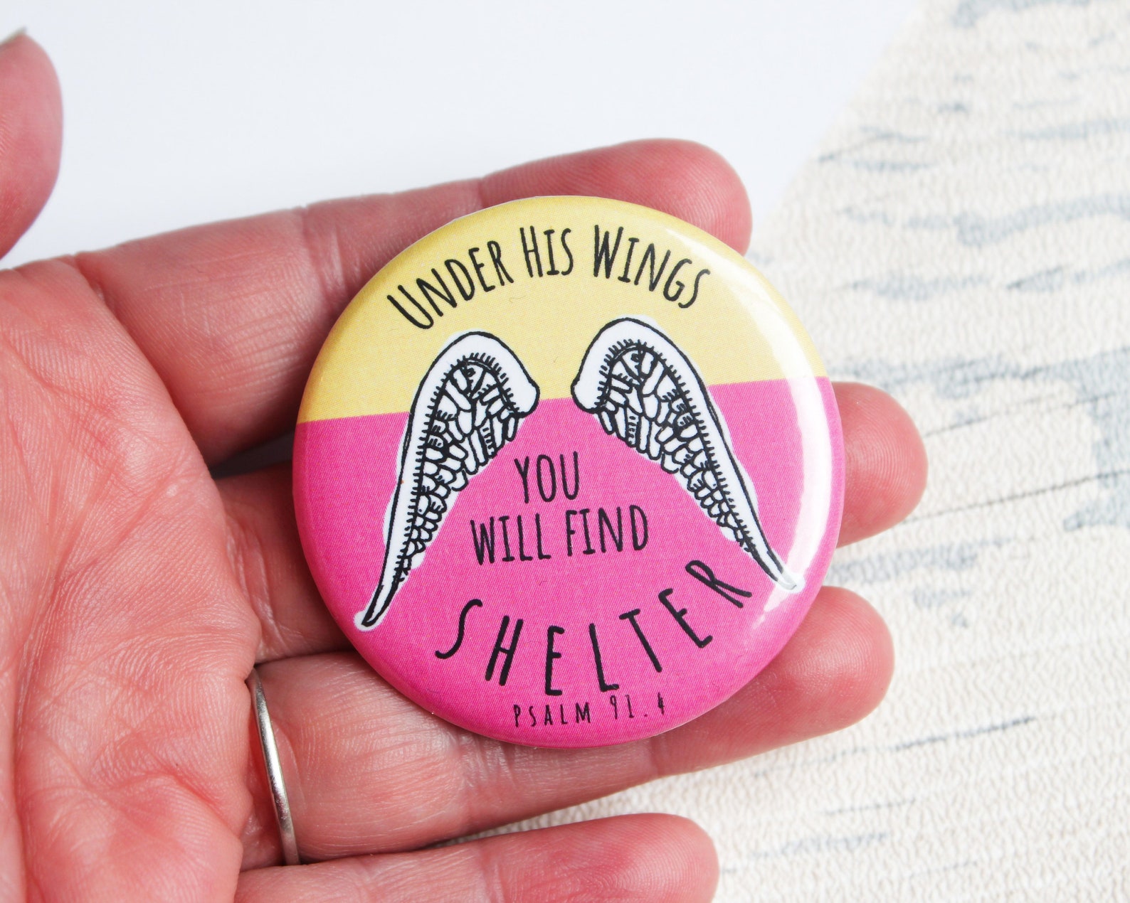 Pin Badges Set of 2 Christian Pins Cute Accessories Bible Etsy