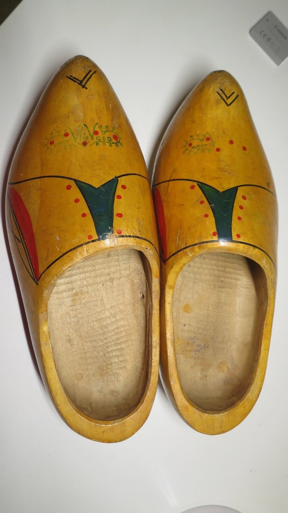 authentic dutch wooden shoes