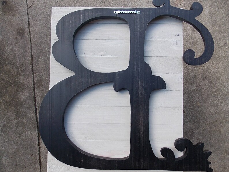 Wood Letter B Size 20 x 20 inches Letter B Wall Decor Etsy